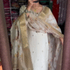 heavy embroidery kurta set with printed dupatta - Image 5