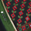 Multi Color Thread Mirror Embellished Maslin Cotton Lehenga Set - Image 3
