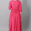 Women Viscose Rayon Marron Sherwani Dupatta Set - Image 2