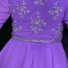 Stylish Floral Printed Designer Gown Kurti with Dupatta - Image 4