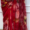 Ethnic Motifs Embroidered Zari Semi Silk Saree – A Fusion of Tradition and Elegance - Image 3